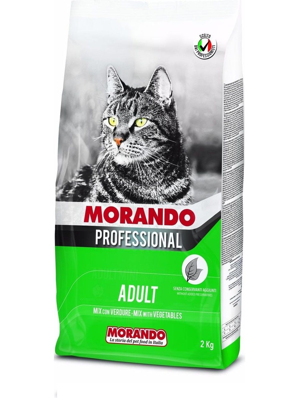Morando Sebzeli Yetişkin Kedi Maması 2 Kg