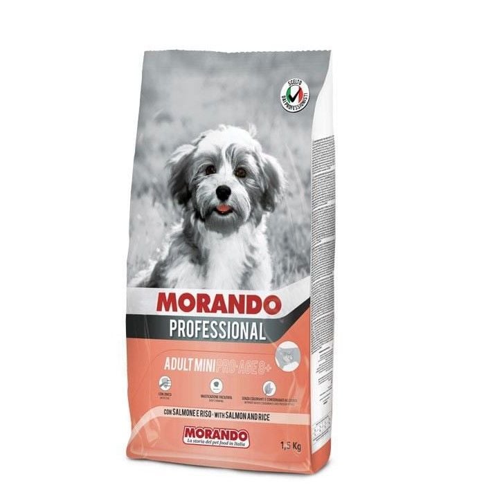 Morando Professional 8+ Küçük Irk Somonlu Yetişkin Köpek Maması 1,5 kg