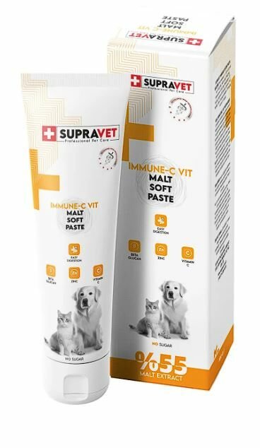 Supravet Immune C Kedi Ve Köpek Bagisiklik Güçlendirici Malt Paste 100 Gr