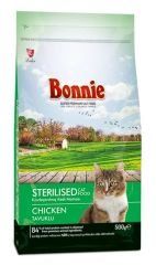 Bonnie Sterilized Tavuklu Kısırlaştırılmış Kedi Maması 500 Gr