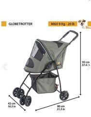 Ferplast Globetrotter Küçük Irk Köpek Gezdirme Puseti 80x42x95 Cm
