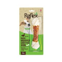 Reflex Ördek Etli Düğümlü Köpek Çiğneme Kemiği (80 g)