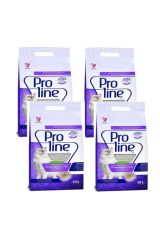 Proline Lavanta Kokulu Bentonit Kedi Kumu 10 Lt 4 Adet