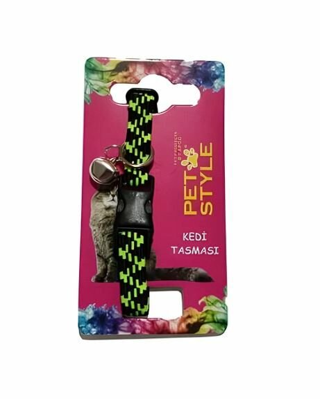 Pet Style Kedi Tasması Yumuşak Doku Zilli (çan) 1 Adet