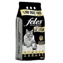 FELES %100 Tozsuz Kedi Kumu 10 Litre
