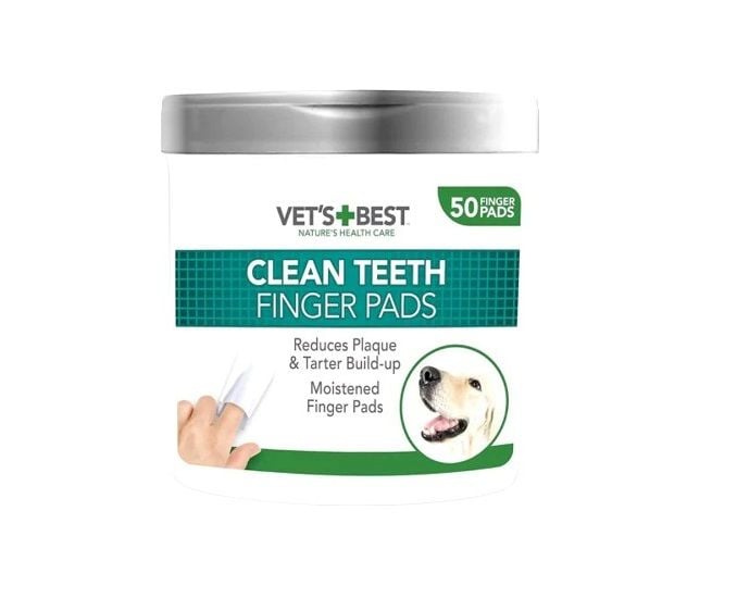Vet's Best Diş Temizleme Parmak Pedi - 50li Paket