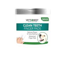 Vet's Best Diş Temizleme Parmak Pedi - 50li Paket