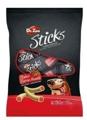 DR ZOO Mini Sticks Izgara Etli Köpek Ödülü 130 Gr