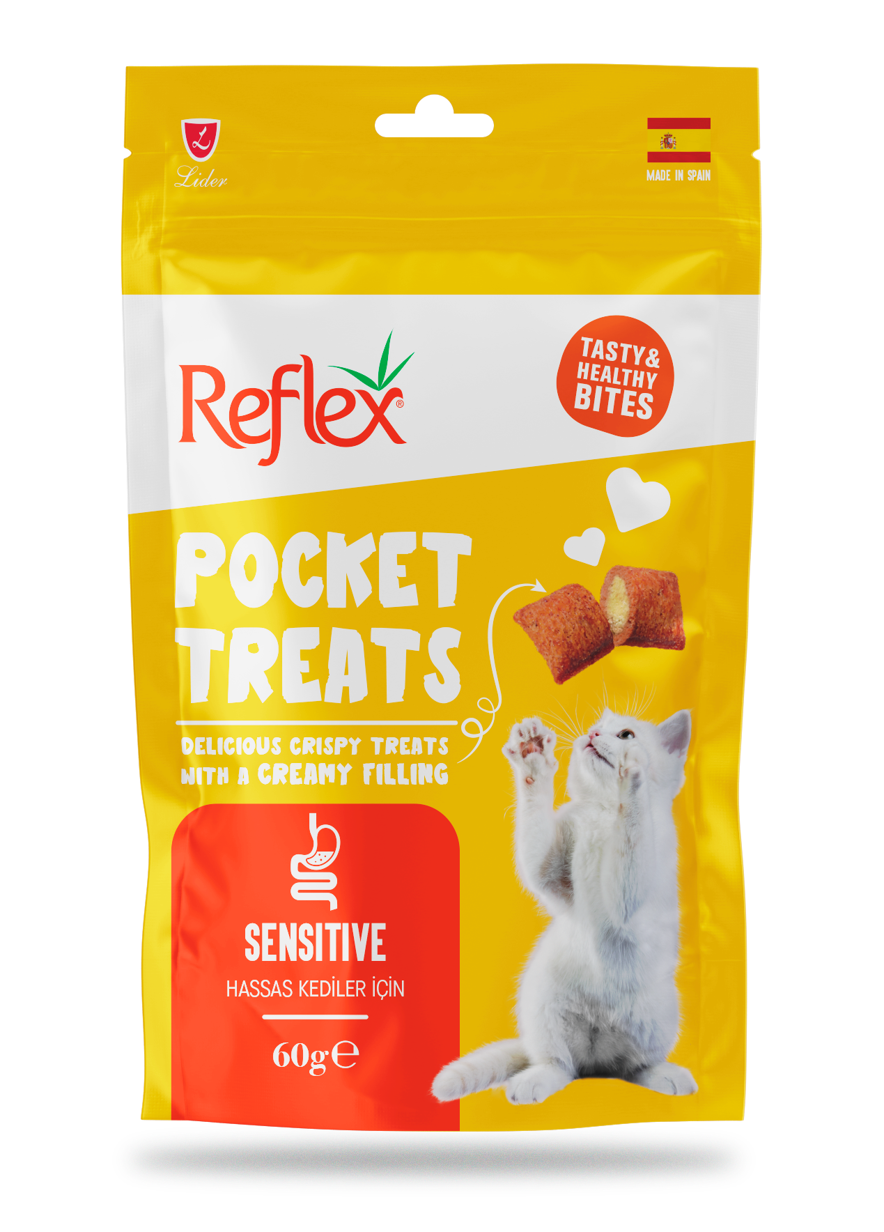 Reflex Pocket Treats Sensitive Kedi Ödül Maması 60 Gram