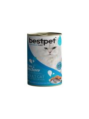 Bestpet Ton Balıklı ve Hamsili Gravy Yetişkin Kedi Konservesi 400 Gr