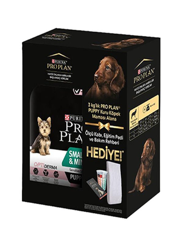 Purina Pro Plan Somonlu Küçük Irk Yavru Köpek Maması (3 kg) Eğitim Pedi Hediyeli