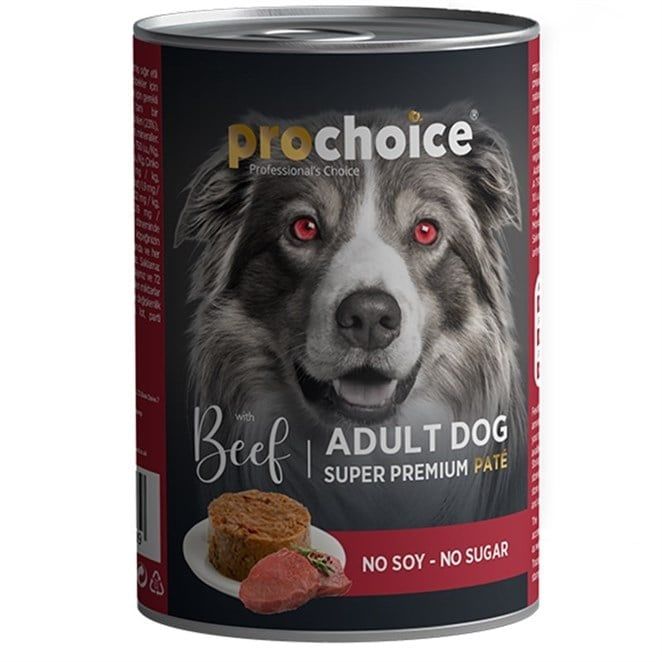 Pro Choice Sığır Etli Yetişkin Köpek Konserve Yaş Maması 400 gr