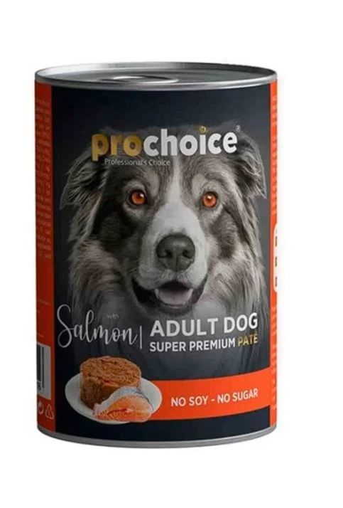 Prochoice Somonlu Ve Pirinçli Ezme Yetişkin Köpek Konservesi 400 Gr