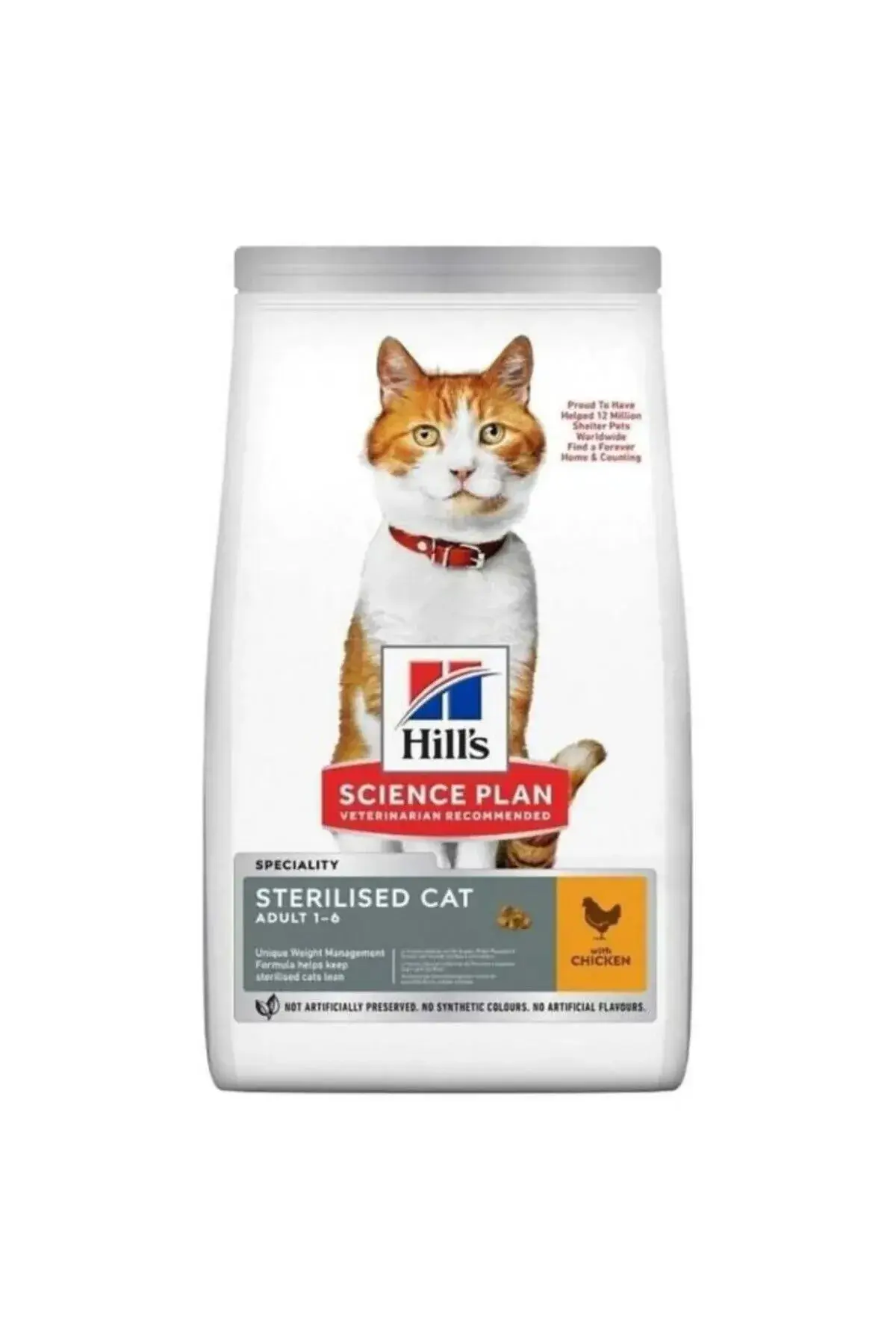 Hill's SP Tavuklu Kısırlaştırılmış Yetişkin Kedi Maması 3KG