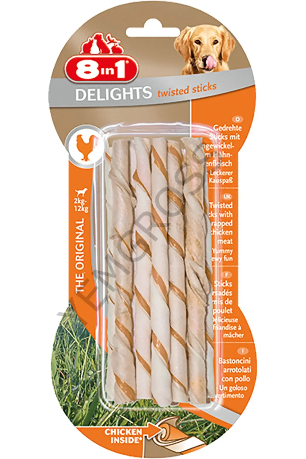 Genel Markalar Delights Bones Köpekler İçin Twested Sticks 10 Lu