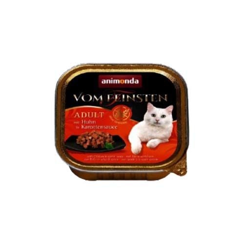Animonda Vom Feinsten Tahılsız Gravy Tavuk Etli Yetişkin Kedi Pouch Yaş Mama (100 g)