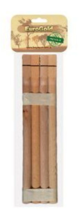 EuroGold Ahşap Tünek 40 Cm 4 Adet