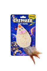 Catmozz Premium Doğal Lifli Tüylü Fare Oyuncak