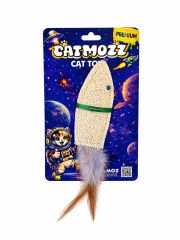 Catmozz Premium Doğal Lifli Balık Oyuncak