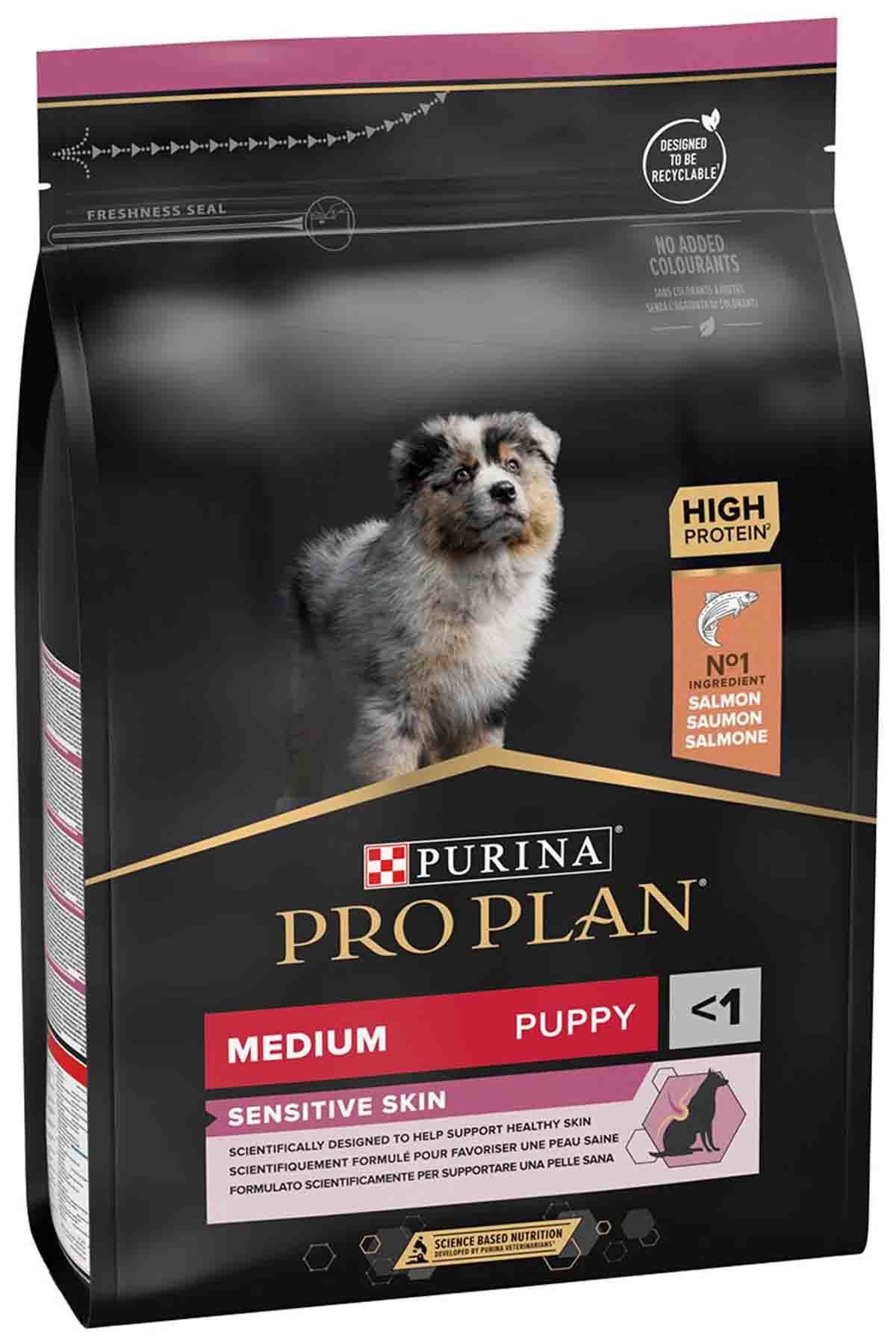 Proplan Puppy Sensitive Hassas Somonlu Orta Irk  Yavru Köpek Maması 3 kg