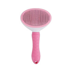 Clean Basmalı Kedi ve Köpek Tarağı Pembe