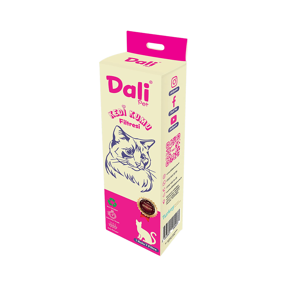 Dali Pet Elekli Kedi Kumu Torbası (7'li)