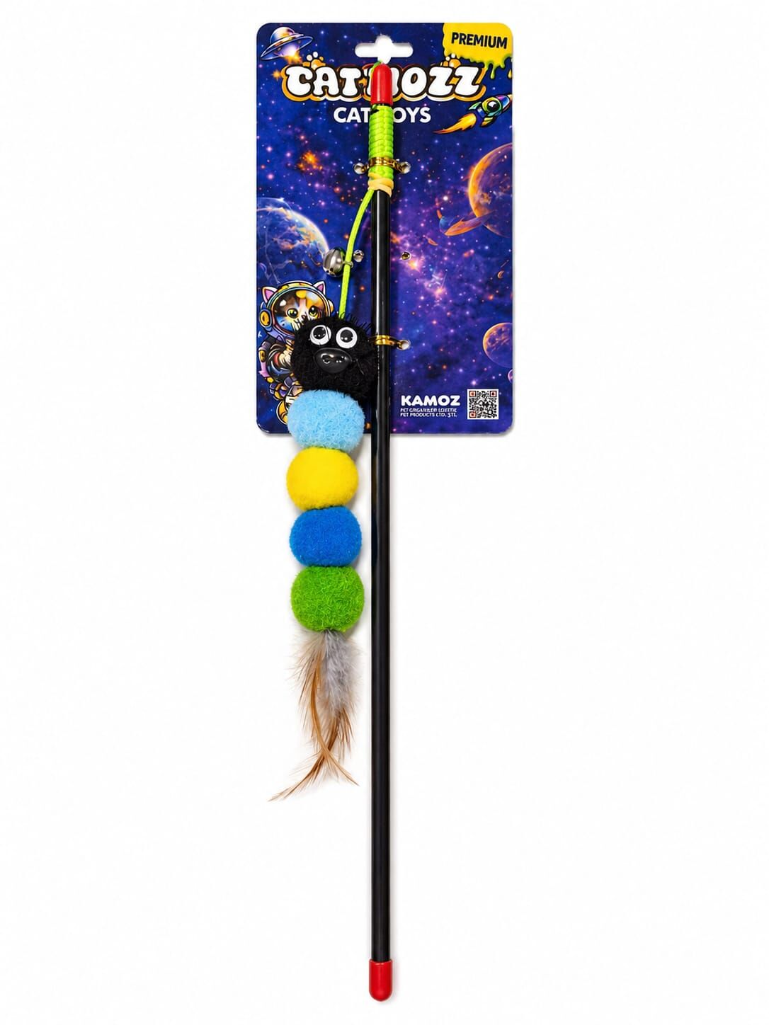 Catmozz Premium Ponpon Tırtıl Olta 45 Cm