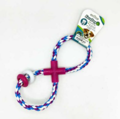 EuroDog Diş İpi Hlk. Sekiz Şekil Mor Mavi Bey.25cm
