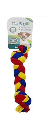 Eurodog  Köpek Diş Kaşıma İpi Sarı/Mavi/Kırmızı 15 Cm