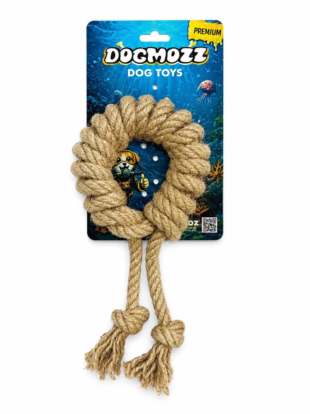 Dogmozz Premium İpli Örgülü Simit Oyuncak
