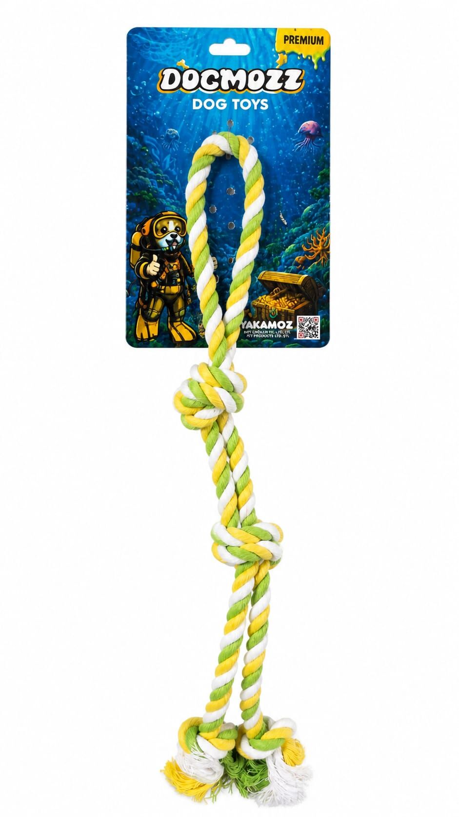 Dogmozz Premium 2 Düğümlü Diş Kaşıma İpi 35 Cm