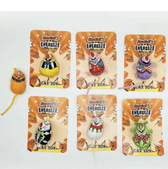 Eurocat Kedi Oyuncağı Sesli Tombik Fare Karışık Renk 1 adet