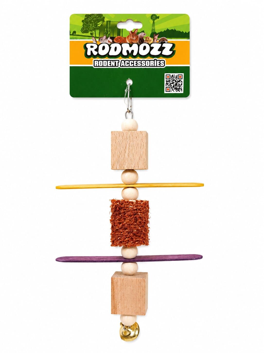 Rodmozz Premium Mısır Koçanlı Tahta Çubuklu Kemirgen Oyuncağı