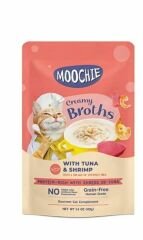 Moochie Parça Ton Balıklı Karidesli Tahılsız Kedi Çorbası 40 Gr