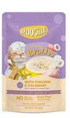 Moochie Parça Tavuk Etli ve Kalamarlı Tahılsız Kedi Çorbası 40 Gr