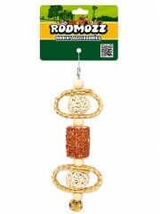 Rodmozz Premium Mısır Koçanlı Hasır Halkalı Kemirgen Oyuncağı