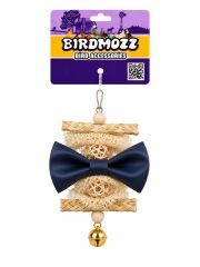 Birdmozz Premium Doğal Kabak Lifli Fiyonklu Kuş Oyuncağı