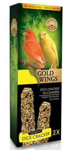 Gold Wings Premium Ballı Kanarya Krakeri Kutu 2'li