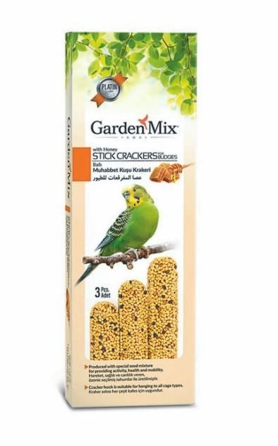 Gardenmix Platin Ballı Kuş Krakeri 3'lü