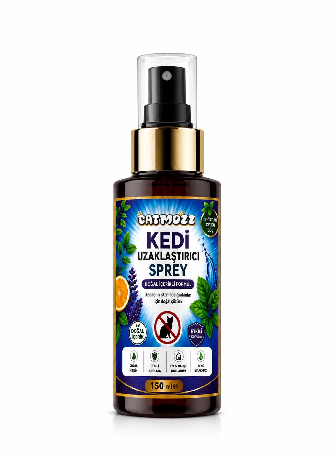 Catmozz Bitkisel İçerikli Kedi Uzaklaştırma &Tırmalama Önleyici Sprey 150 ml