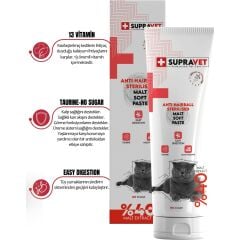 Supravet Sterilised Kısırlaştırılmış Kediler İçin Malt Macun 100 Gr ( MULTİ VİTAMİN)