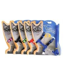 Kedi Göğüs Tasması Ve Gezdirme Seti